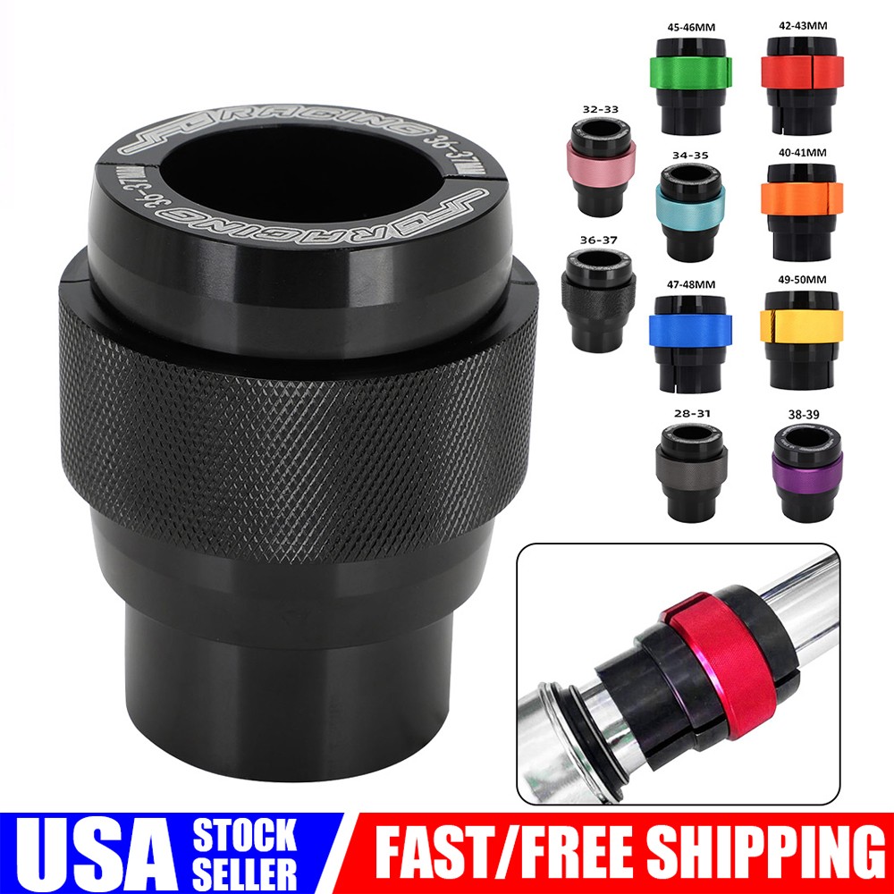 36mm-37mm For CR CRF ECX RM RMZ Fork Oil Seal Driver Universal Dirt Bike Black