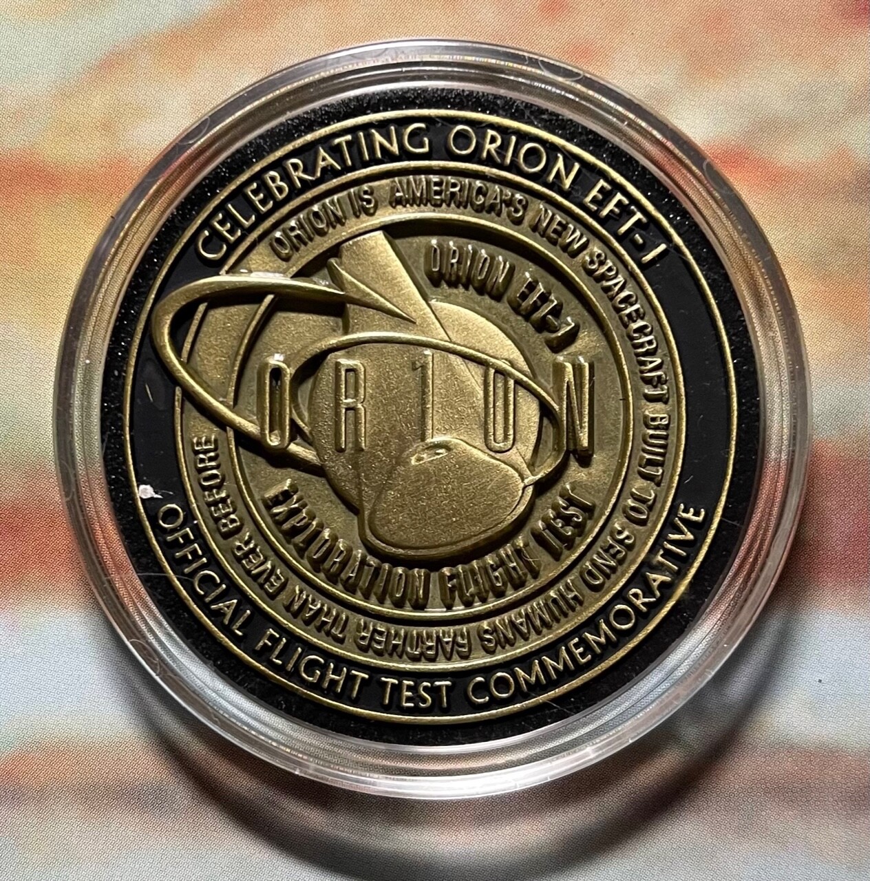 ORION PROGRAM OFFICIAL FLIGHT TEST COMMEMORATIVE MEDALLION COIN