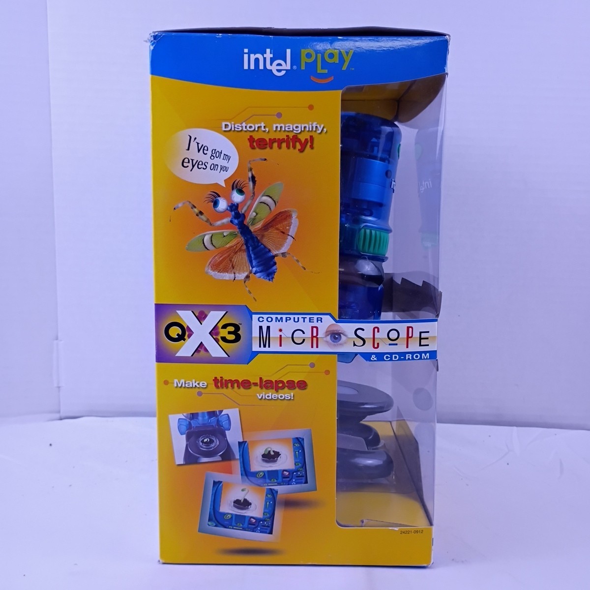 Intel Play QX3 Computer Microscope & CD-ROM Capture and Manipulate New in Box