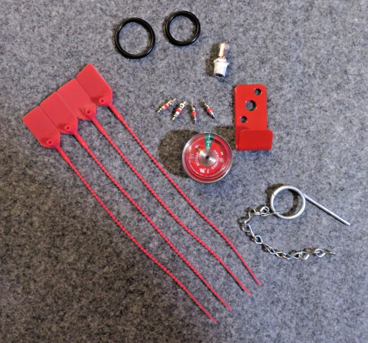 🧯UNIVERSAL 2.5 GALLON WATER PRESSURE FIRE EXTINGUISHER REPAIR KIT ALL NEW PARTS