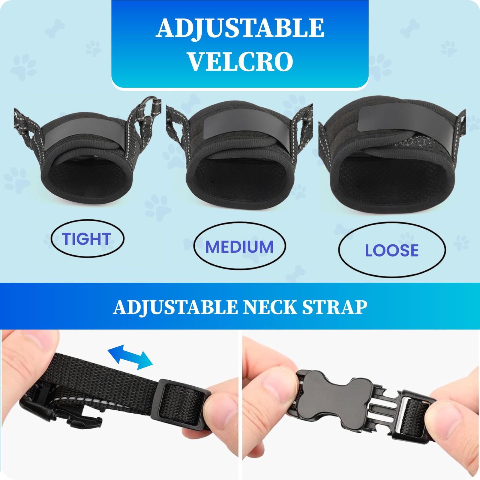 Soft Breathable Dog Muzzle Large For Biting Barking Chewing Allows Panting