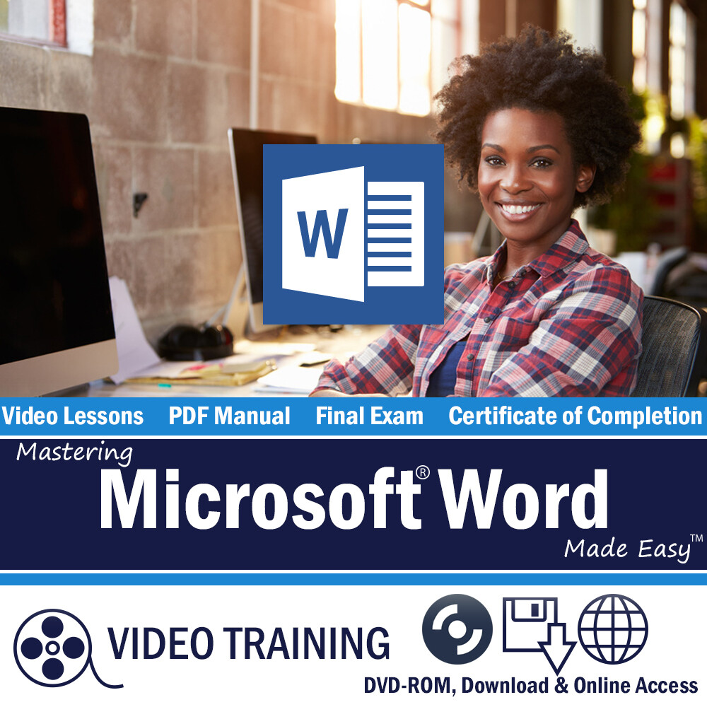 Learn Microsoft WORD 2013 & 2010 Training Tutorial DVD & Digital Course 7 Hours