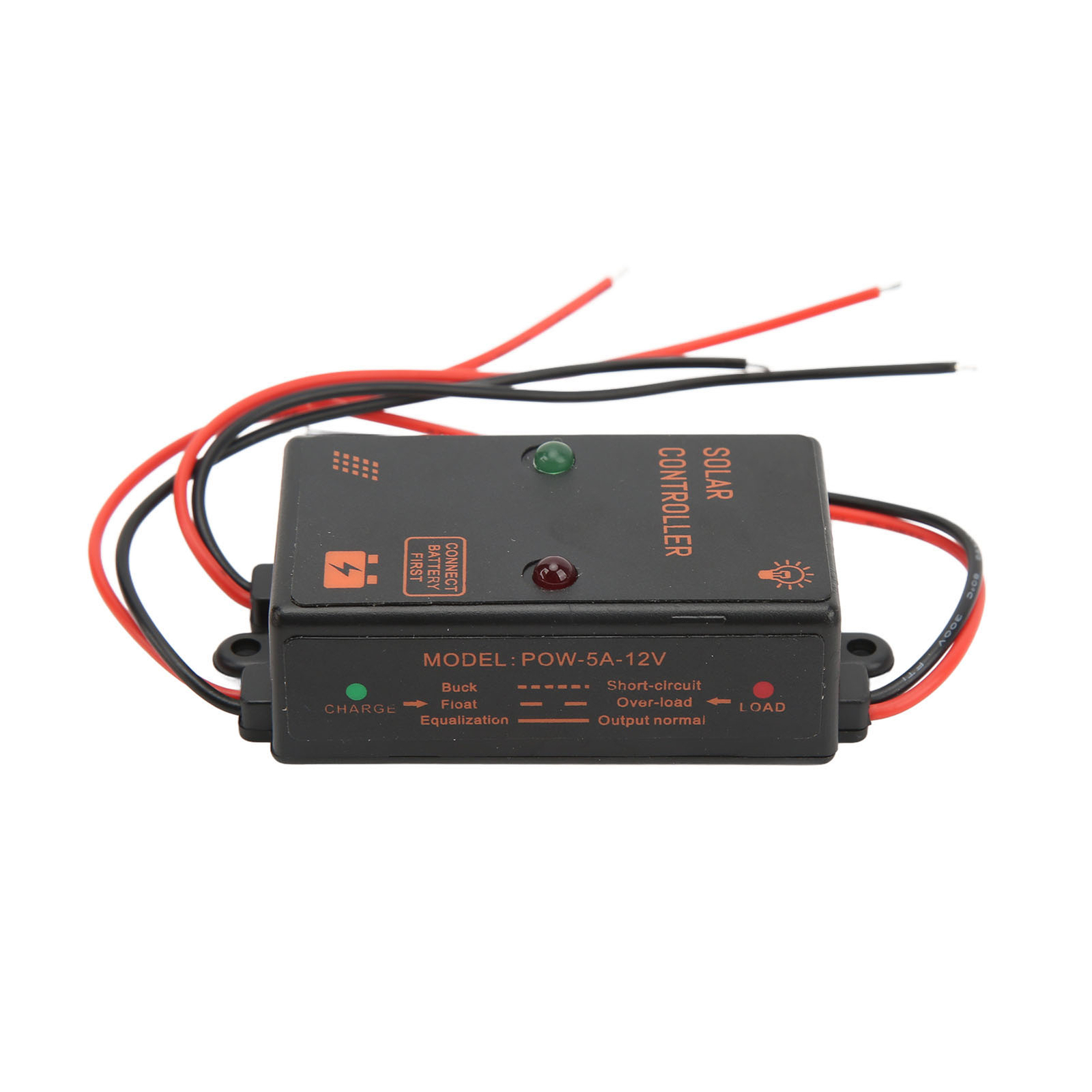 Solar Panel Controller IP67 Waterproof 24H Work PWM Controller 5A 6V 12V