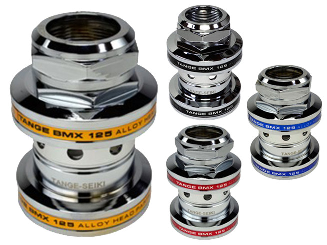 TANGE MX-125 BMX Chrome Threaded Headset Gold