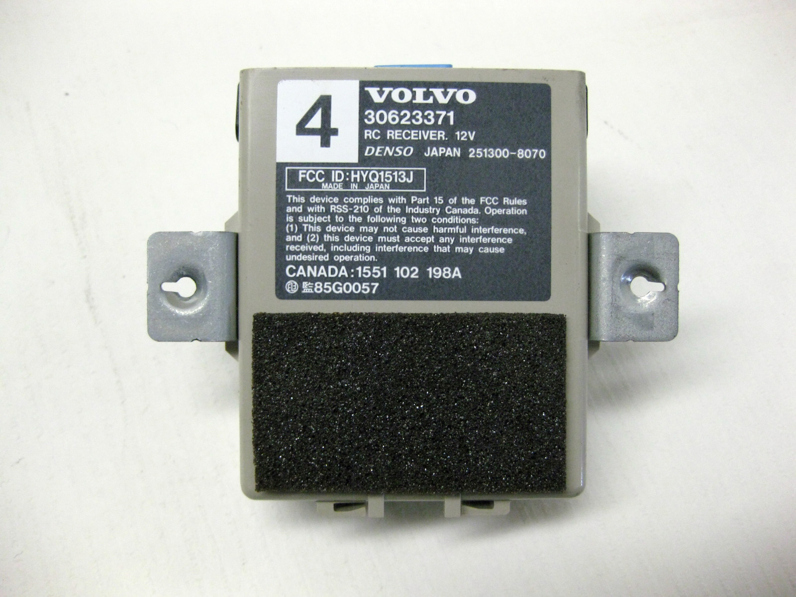 03 VOLVO S40 ALARM RC RECEIVER UNIT 30623371 OEM 00 01 02 03 04