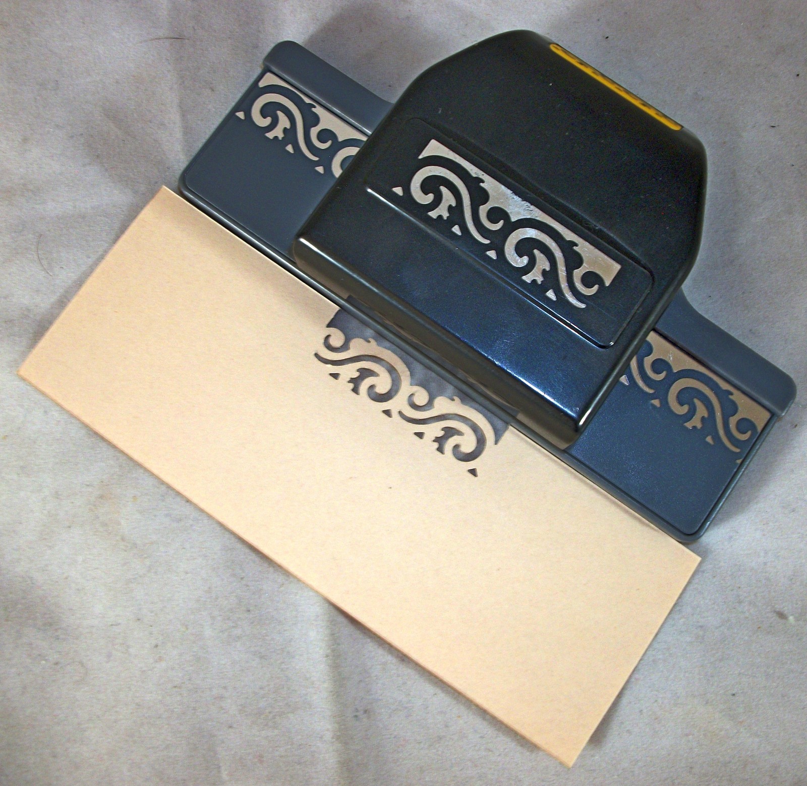 EK Success Border Craft Paper Punch - Baroque Floral Swirl Edge - 2" x 1/2"