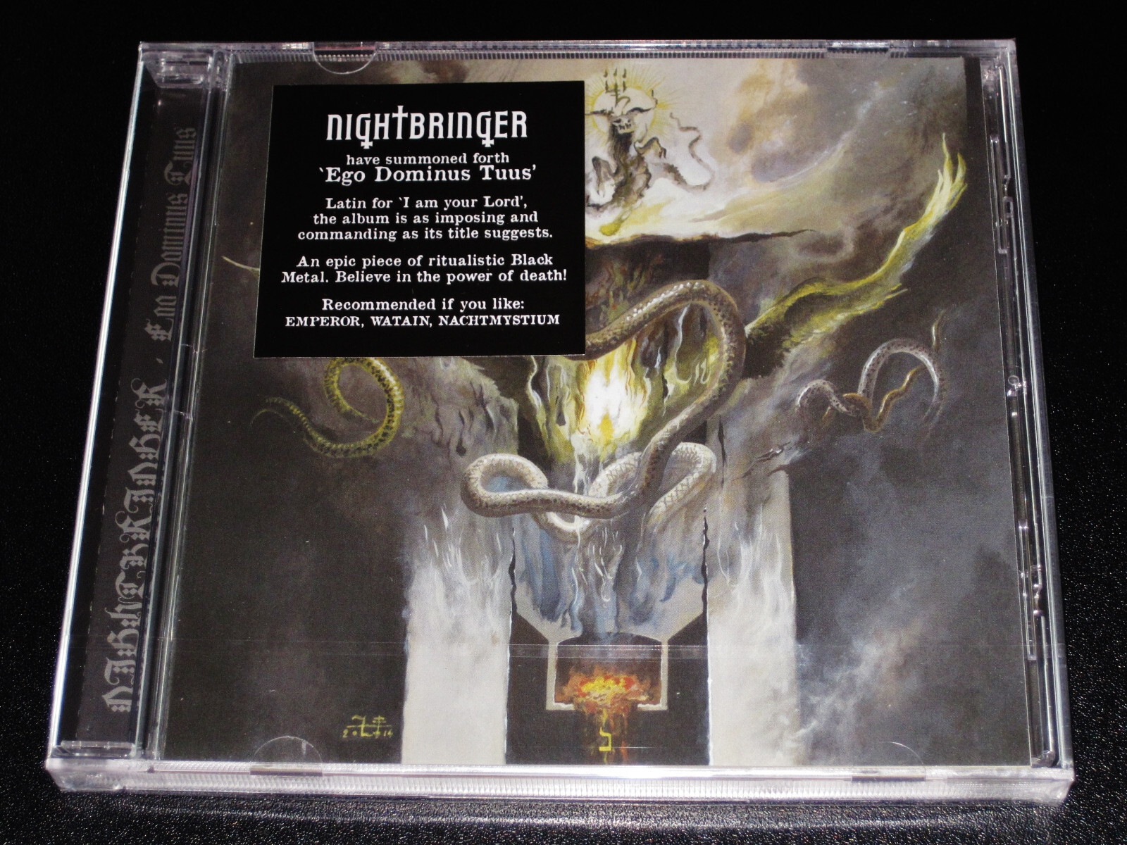 Nightbringer: Ego Dominus Tuus CD 2014 Season Of Mist Underground SUA 058 JC NEW