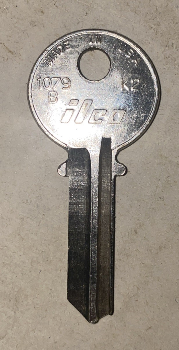 New Key Blank Ilco ilco 1079B Uncut Made in USA Free Ship