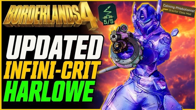 Borderlands 4 OP⭐INFINI-CRIT HARLOWE 4.0  BUILD⭐MOXSY  ⭐BEST LEVEL 60 NEW BUILD