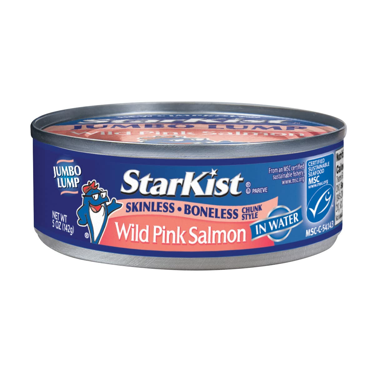 Wild Pink Salmon - Skinless, Boneless - 5 Oz Can