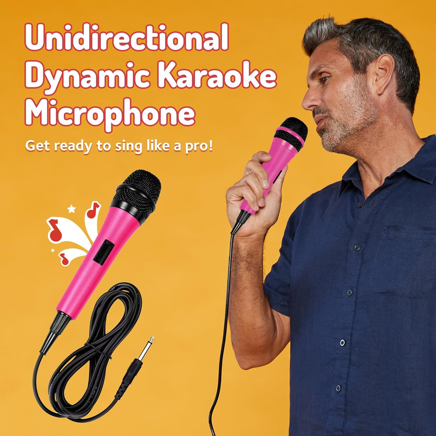Wired Microphone for Karaoke, - Unidirectional Dynamic Vocal