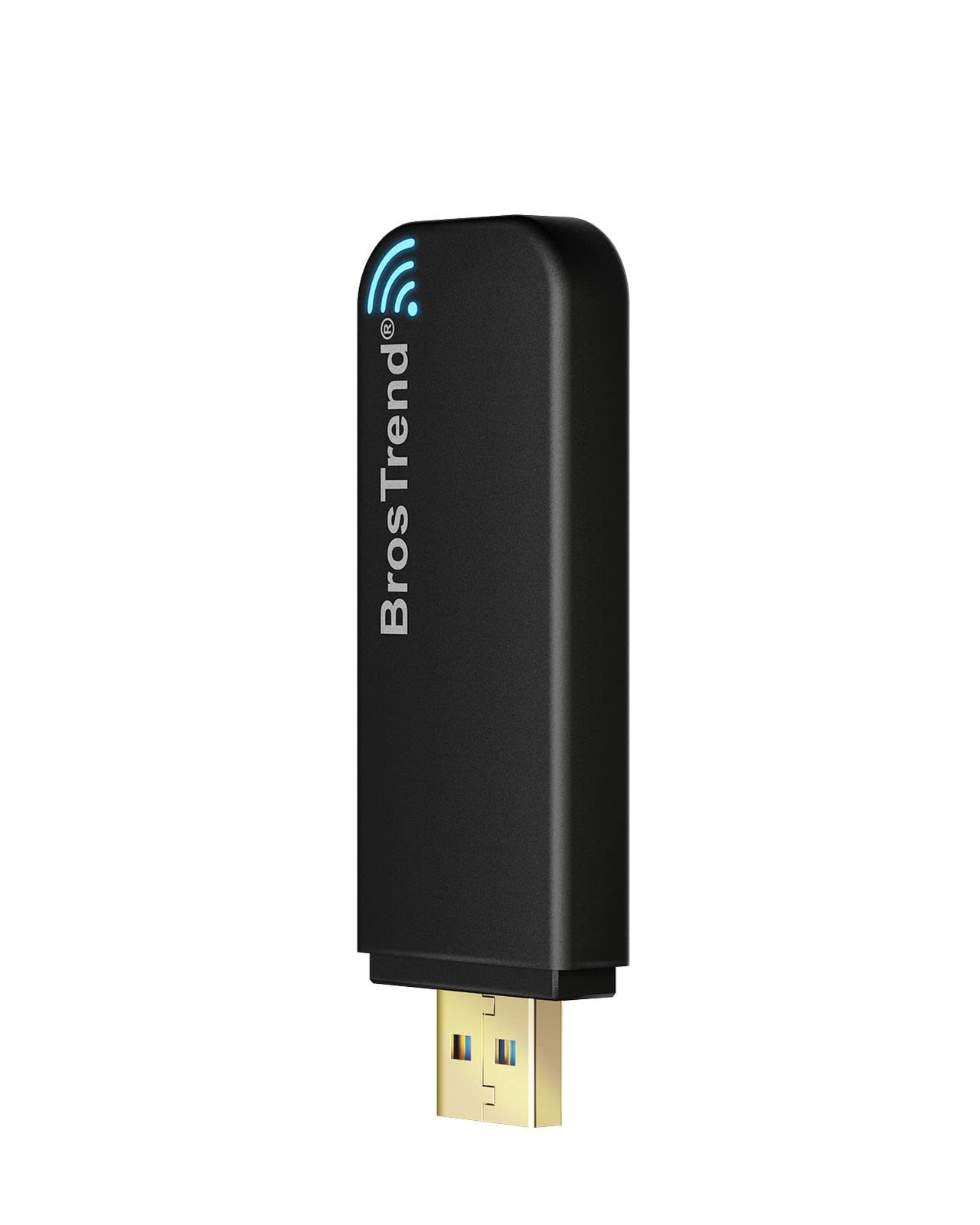 BrosTrend Linux USB WiFi Adapter AC1200 for 3.1 x 1.0 x 0.3 Inches, Black