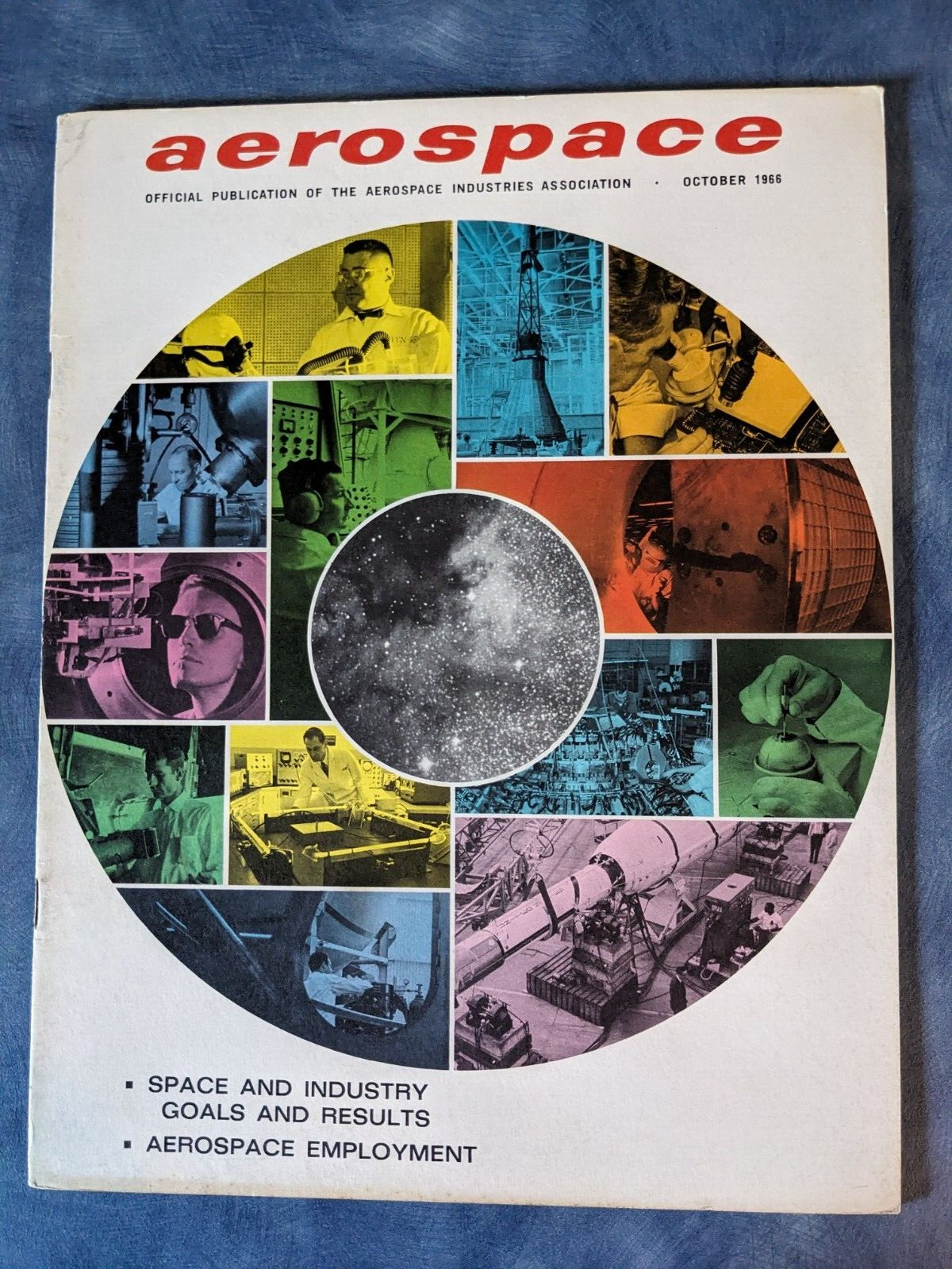 Aerospace Offical Industry publication For  Scientists Engineers Oct 1966 VTG