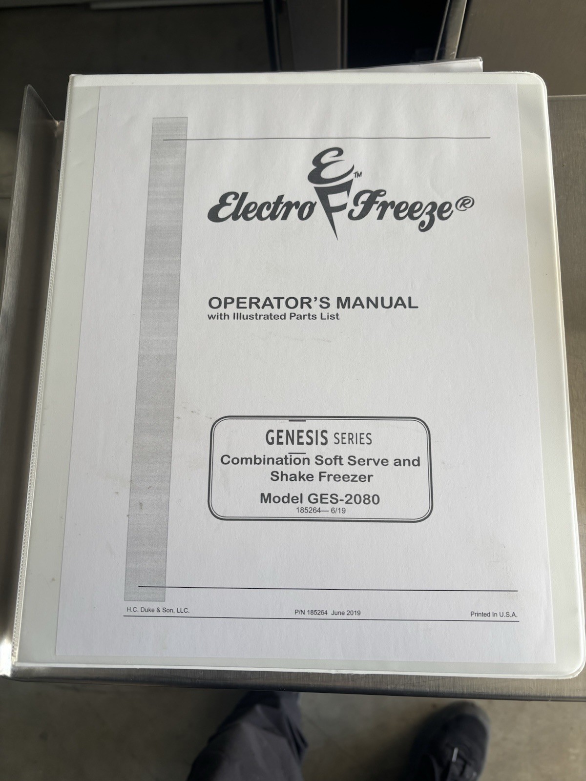 Electro Freeze GES-2080 Soft Serve Ice Cream Machine 2022 High Capacity