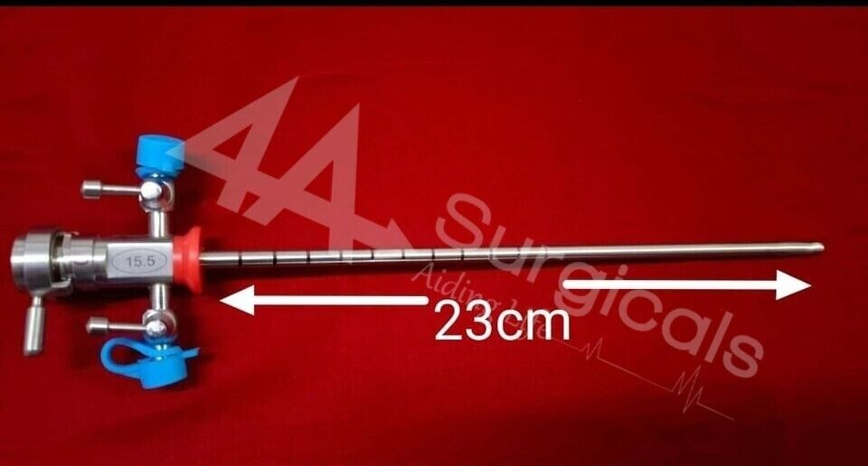 4A Cystoscopy Sheath With Obturator 15.5Fr + Double Channel Bridge