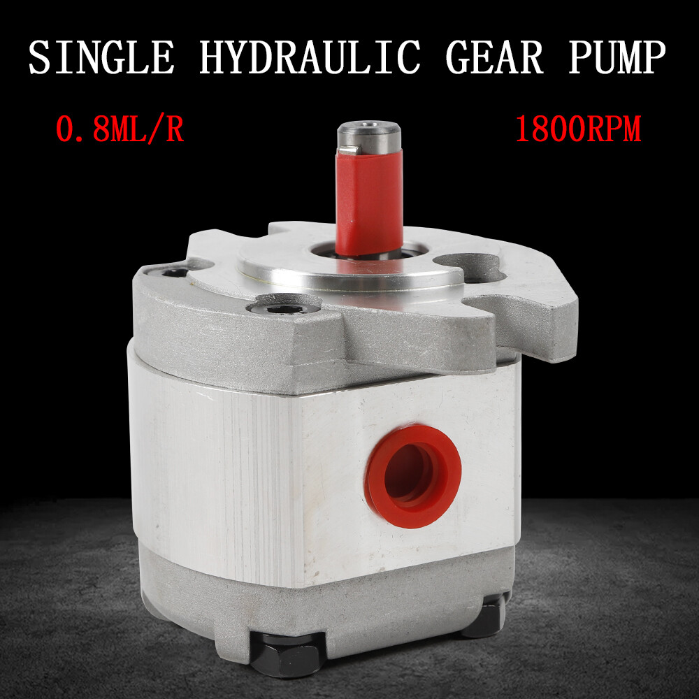 Hydraulic Gear Pump Flat Keyed Shaft SAE Flange Mounting Mini High Pressure