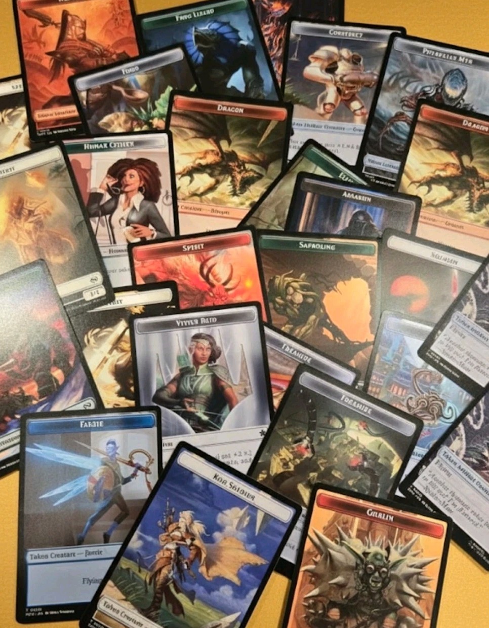 4 Token Minimum | MtG Magic the Gathering Tokens | Single Double & Foil Tokens