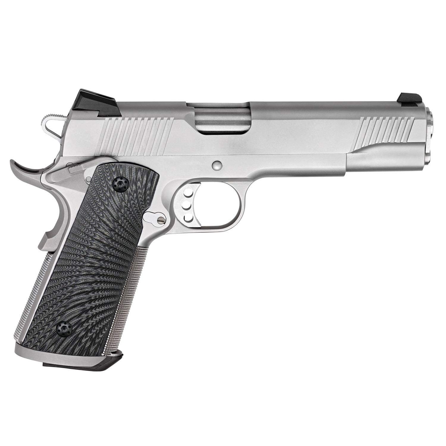 Cool Hand 1911 Grips, Magwell Cut, Full Grey/Black