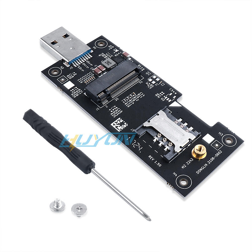 For 3G/4G/5G LTE Wireless Module Modem Card NGFF M.2 Key-B WWAN to USB 3.0