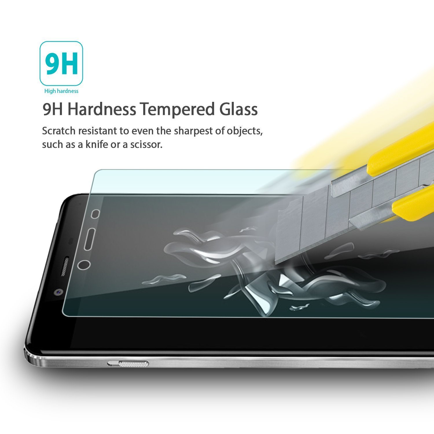 For OnePlus X Screen Protector Premium Tempered Glass, Ringke Invisible Defender
