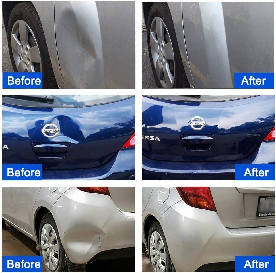 Car Paintless Dent Repair Kit - Easy Dent Removal with Puller, Glue Gun & Tabs