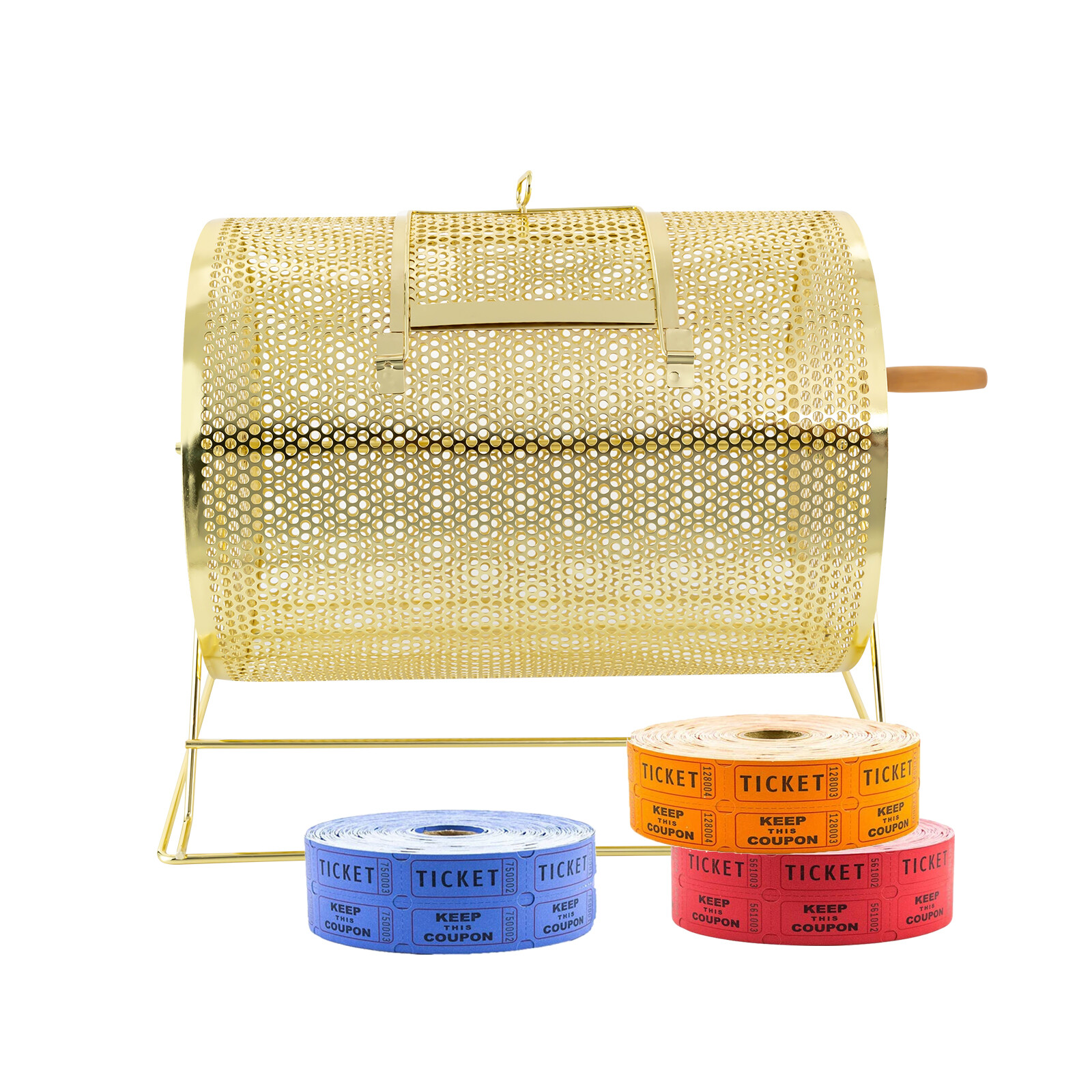Large Raffle Ticket Drum Lottery Cage Holds 5000 Ticket /200-300 Ping-pong Balls