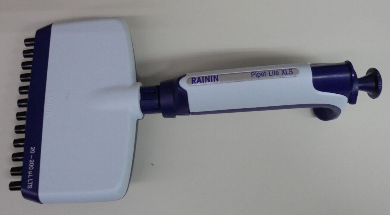 Rainin 20-200µL LTS Pipet-Lite XLS 12 Channel Manual Pipette RFID