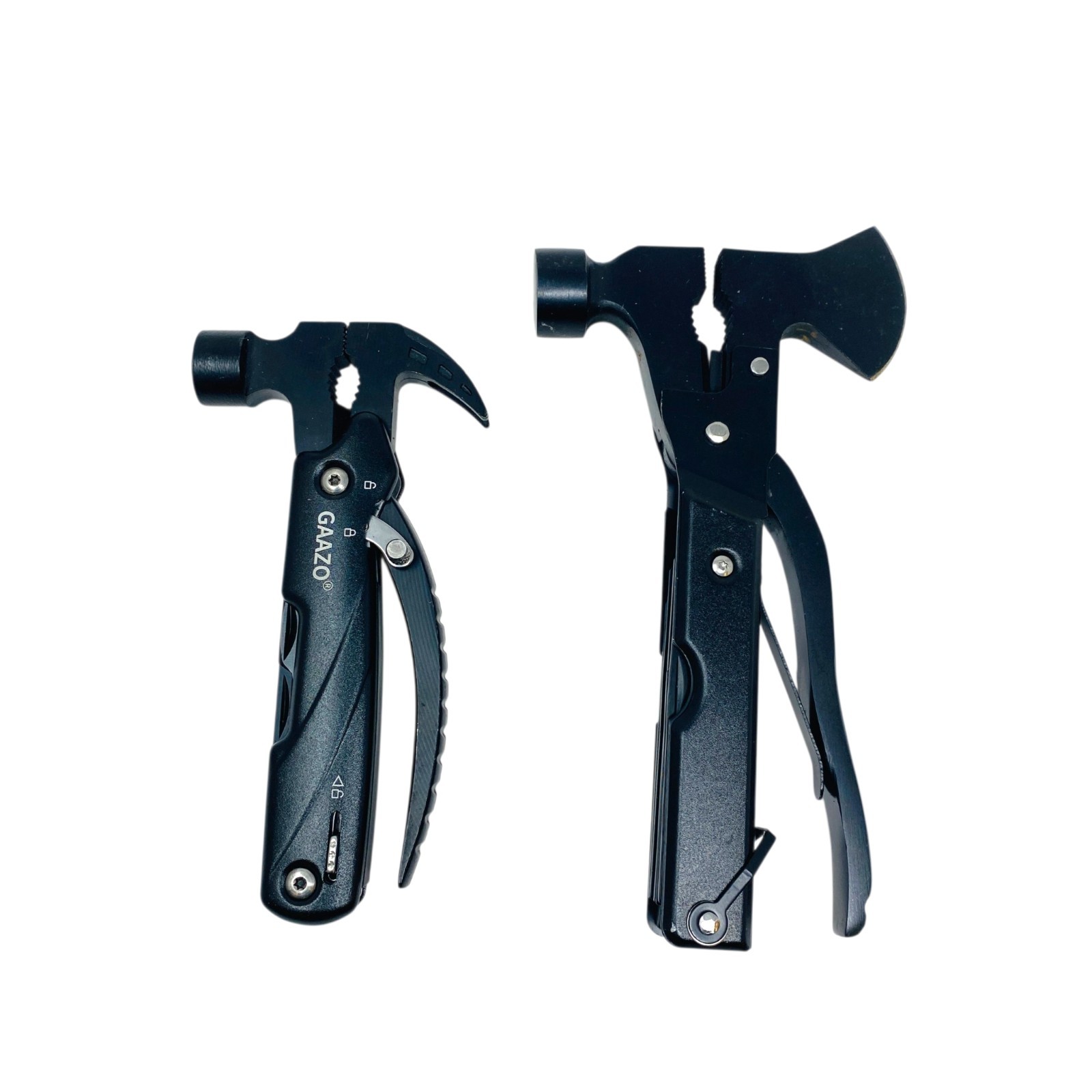 GAAZO Hammer Multi Tool  Hatchet Axe Multi-Tool Black Set of 2