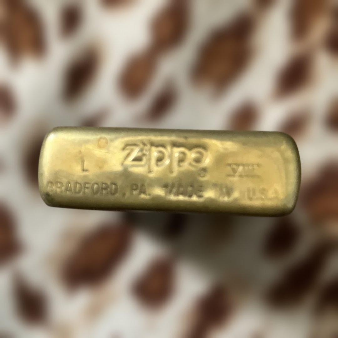 Zippo Item Zippo 50th 1932 1982 SOLID BRASS