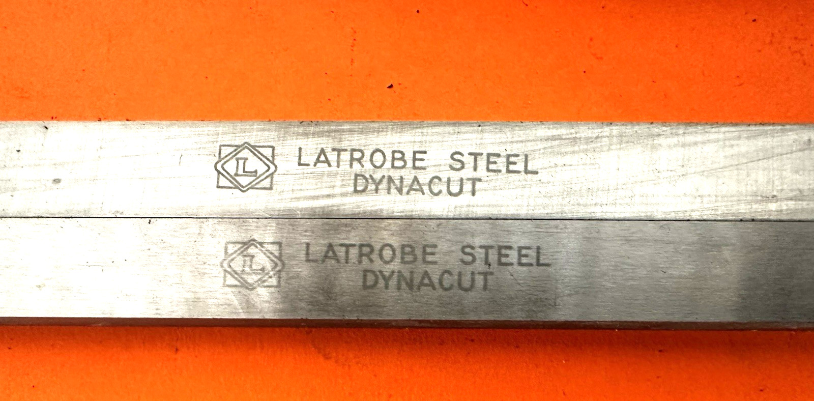 Latrobe Steel Dynacut, 1/4" x 1/2" x 6" Square Tool Bit Steel, Qty Two