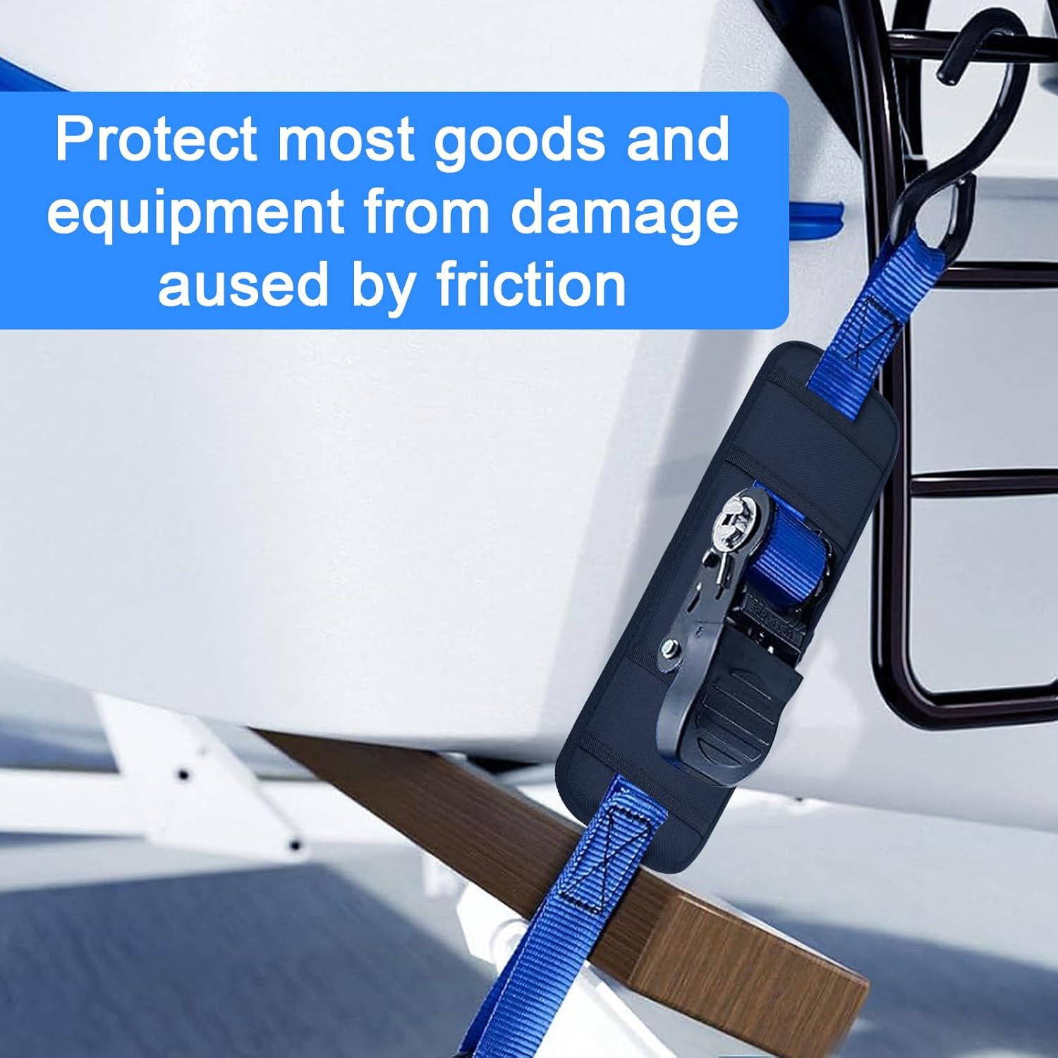 4 PCS Universal Tie down Strap Protector Sleeve,Protective Sleeves for Ratchet S