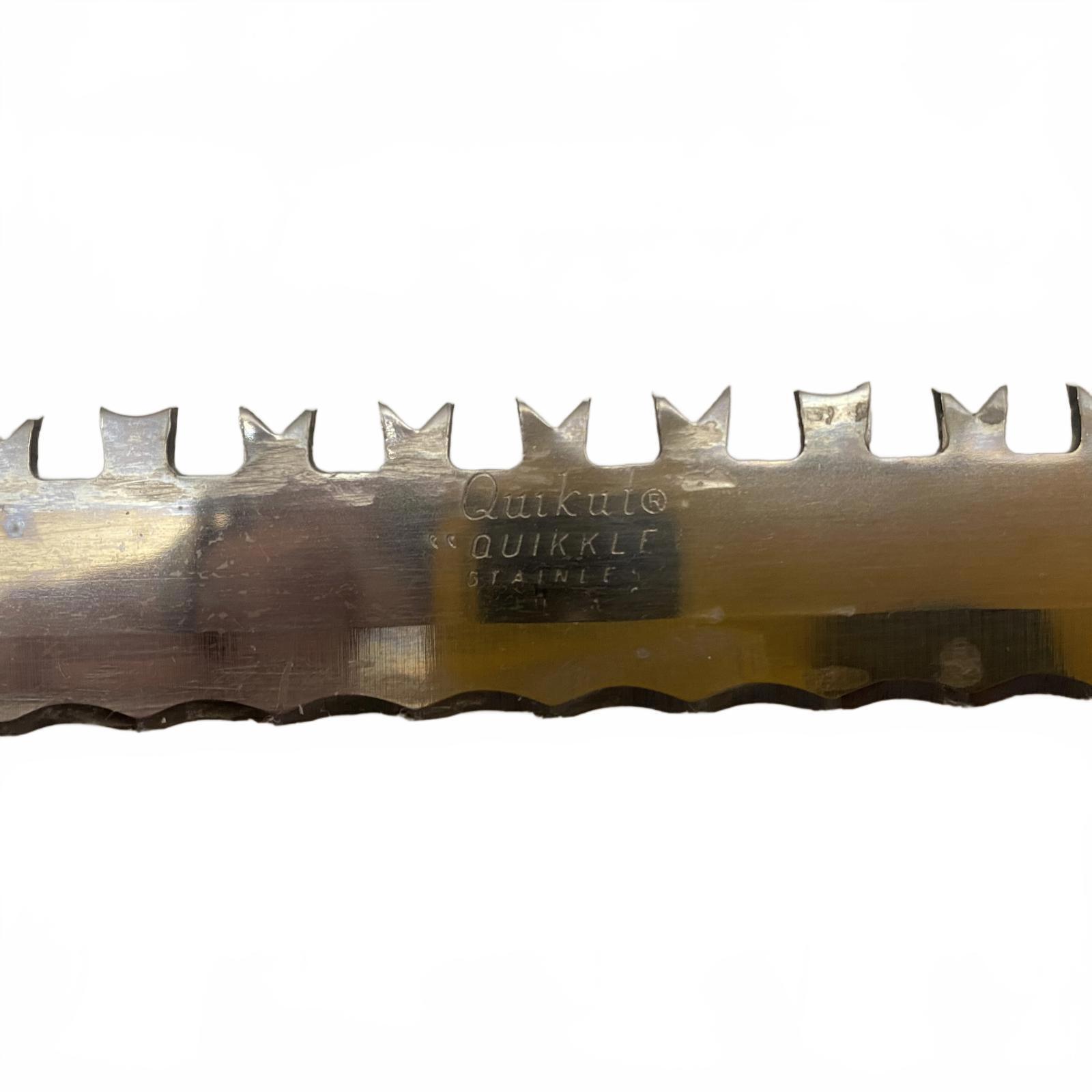 Quikut Stainless Bread Knife - Serrated Edge with Protective Sheath