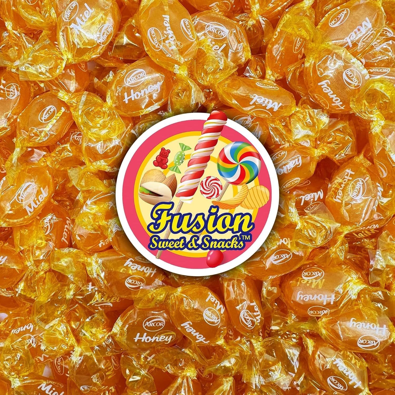 Honey Filled Hard Candy - Individually Wrapped - 1 Pound...