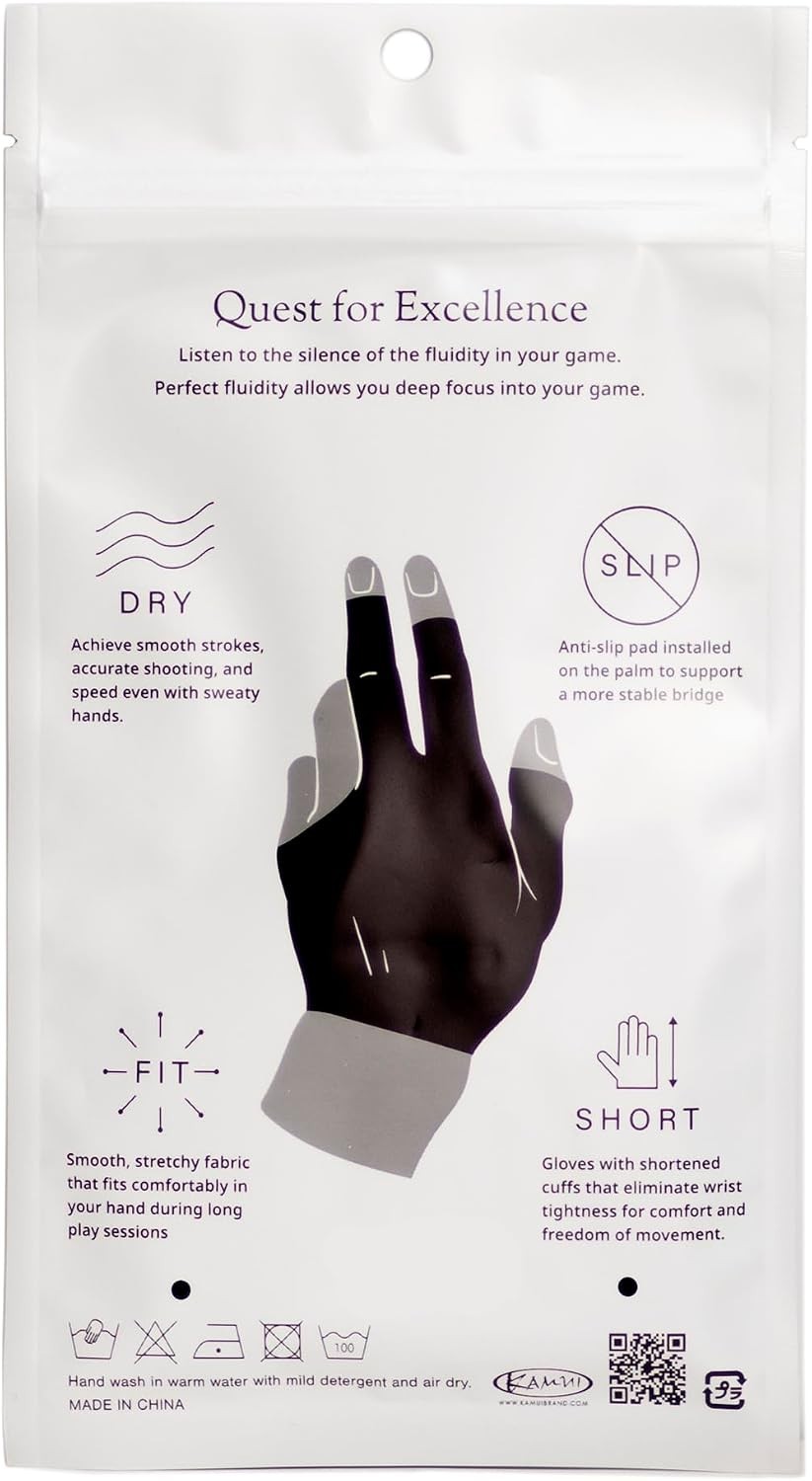 Performance Billiard Glove - Left Hand - Adjustable