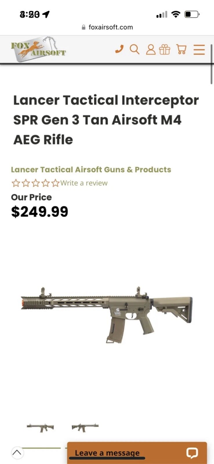 Airsoft gun