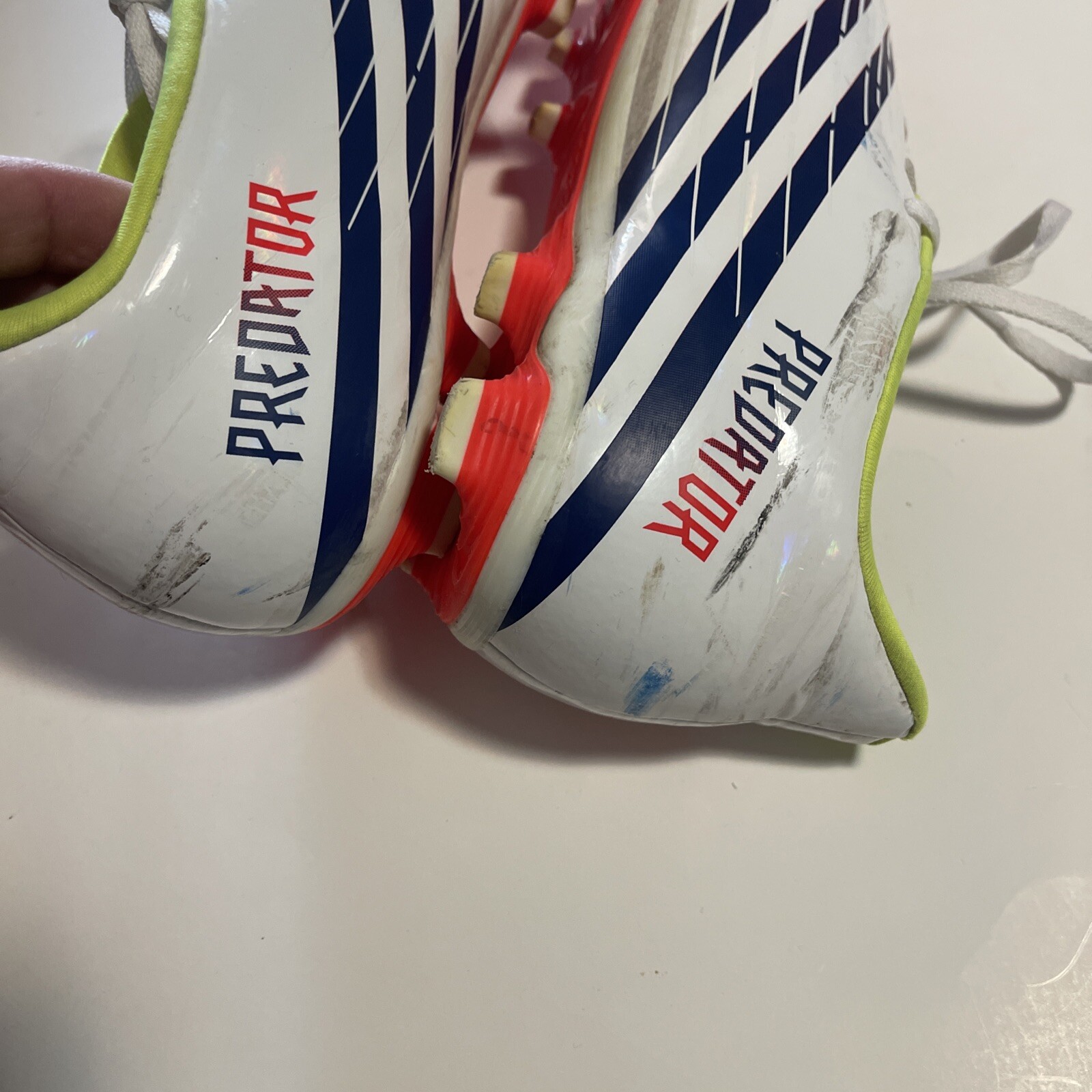 adidas Predator Edge.4 S FXG Soccer Cleats Men 11.5 Pre-owned