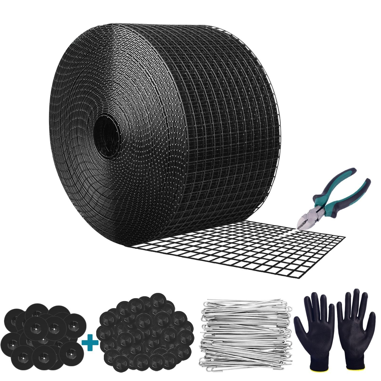 Critter Guard for Solar Panels,6in x120ft Solar Panel Bird Guard with 100pcs ...