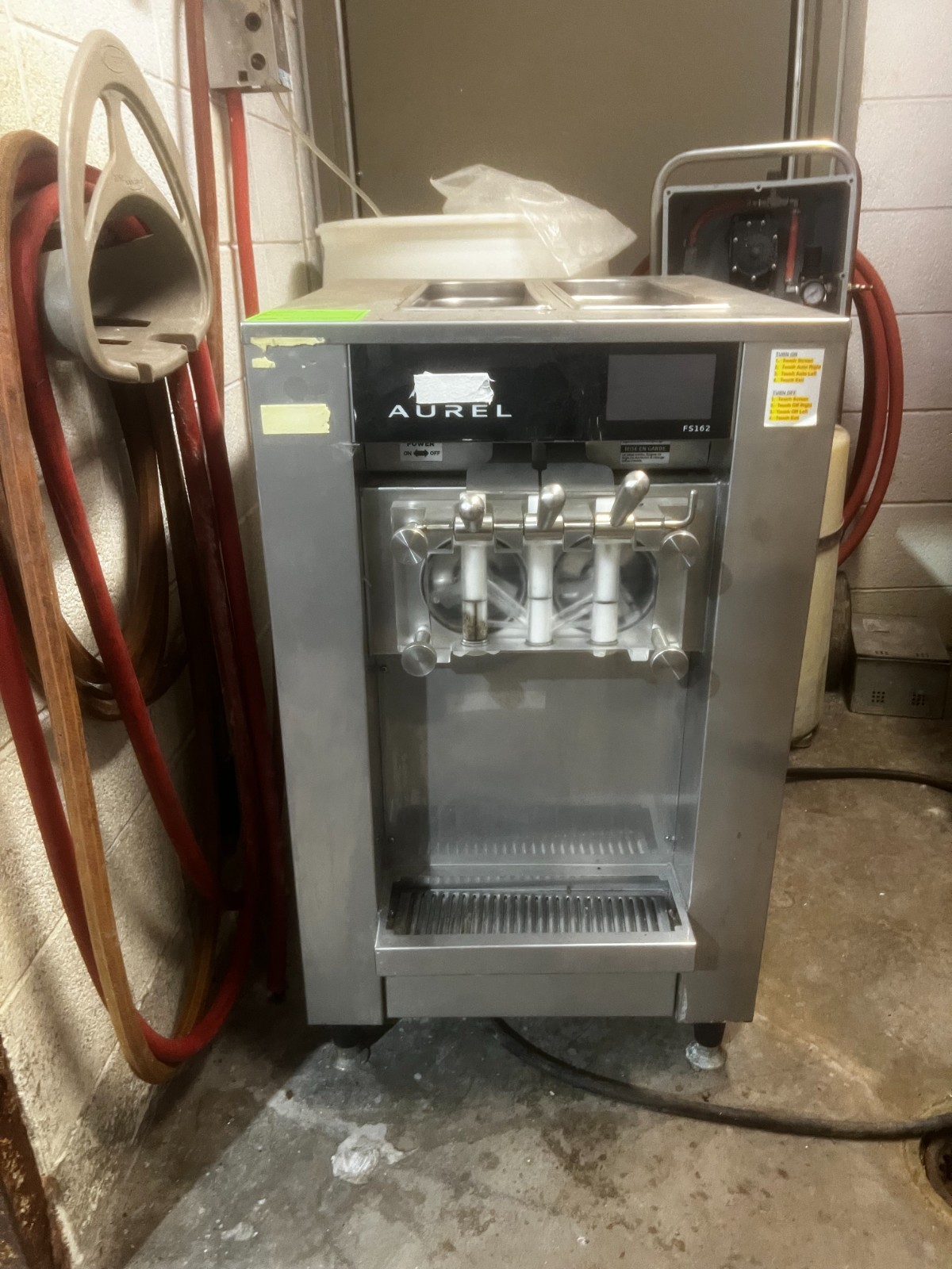 Aurel Soft Serve Ice Cream Machine – 2 Flavor + Mix | Commercial Frozen Yogurt