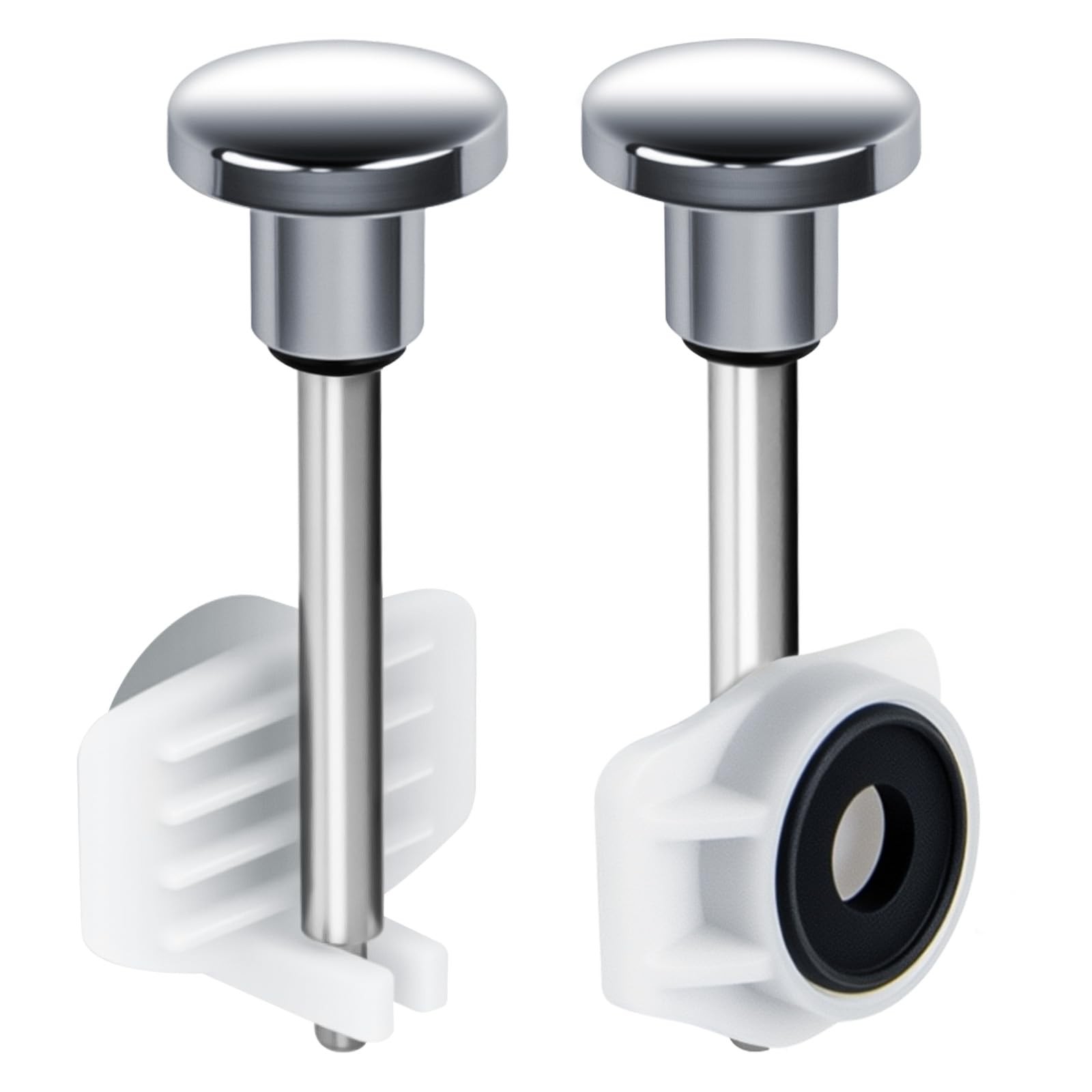 2-Pack Tub Spout Diverter Repair Kit - Universal Bathtub Faucet Parts with Va...