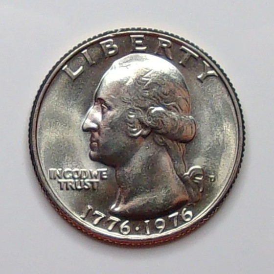 1776-1976 Washington Quarter Bicentennial Drummer Reverse Philadelphia