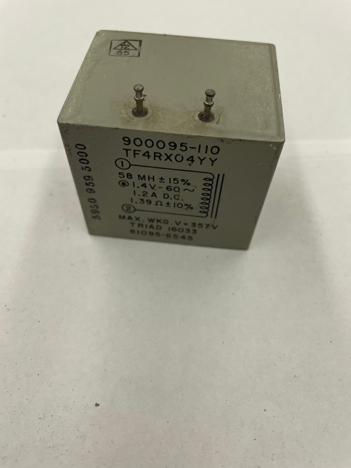 Triad Choke Inductor 58mH,  1.39 Ohms - TF4RX04YY Military spec