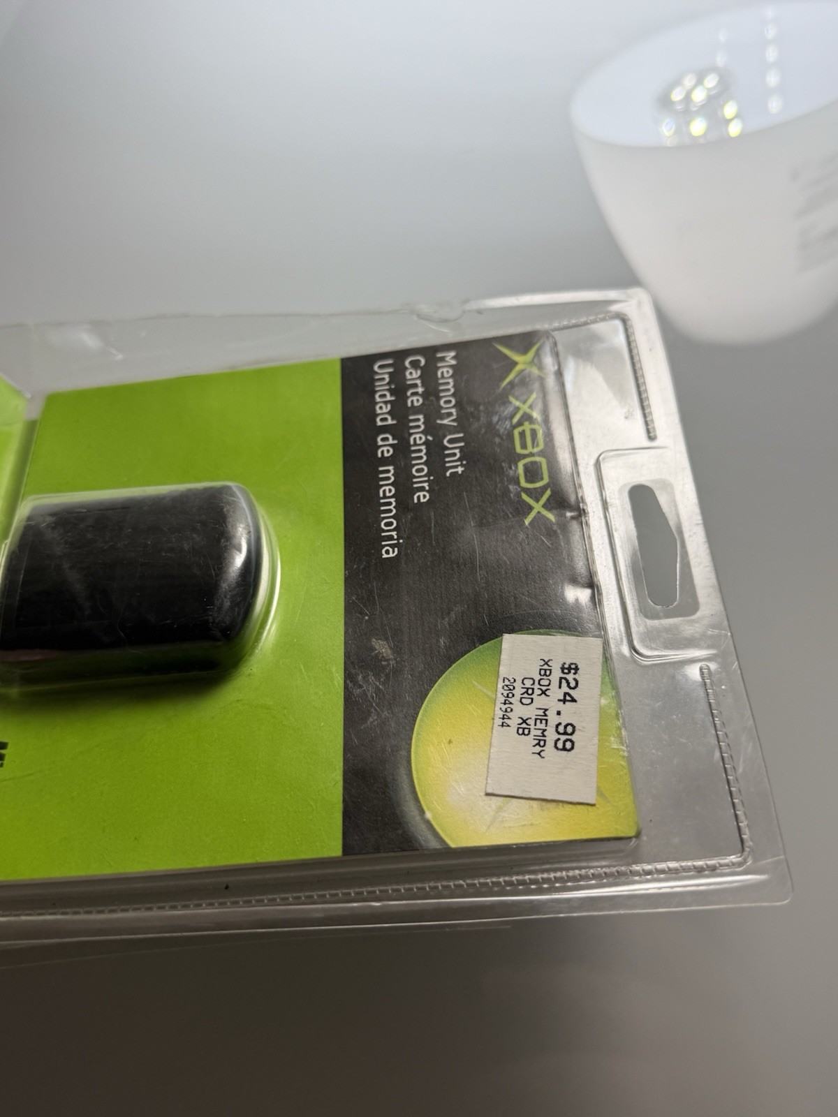 Original XBOX Memory Unit Blister Pack OEM Sealed X08-25318 Microsoft
