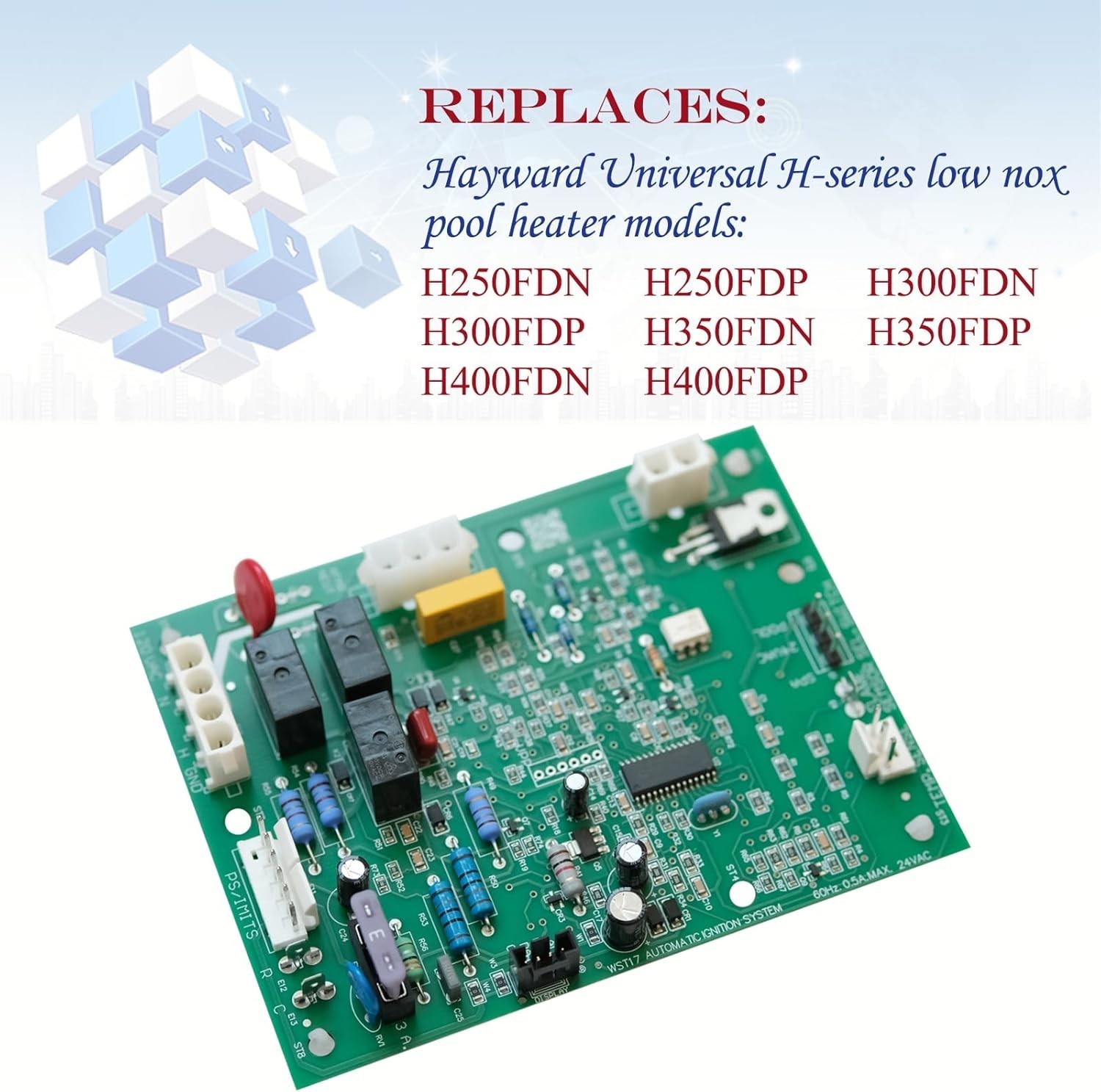 FDXLICB1930 Integrated Control Board Replacement Hayward H-Series