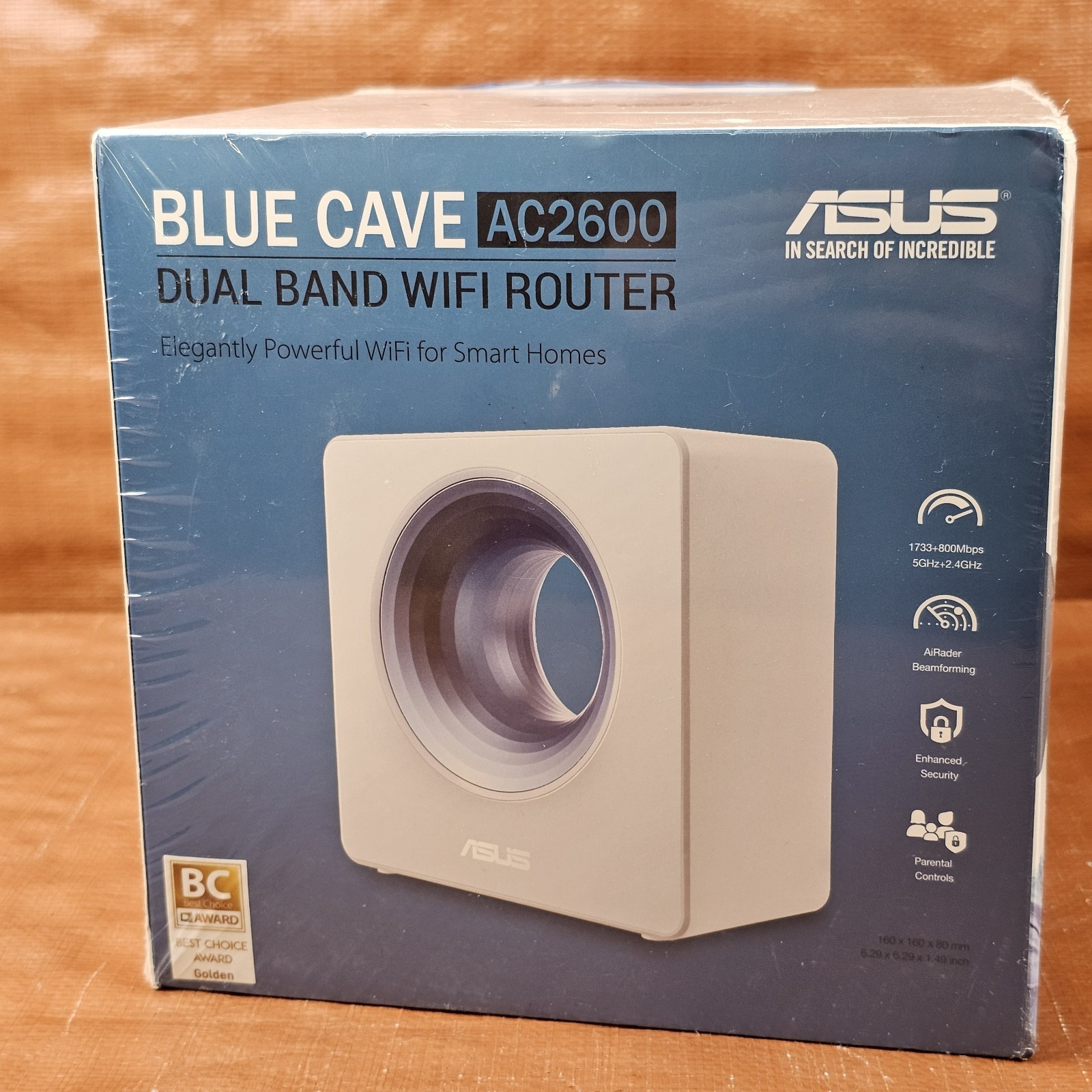 Blue Cave AC2600 Dual Band WiFi Router Brand New in Box