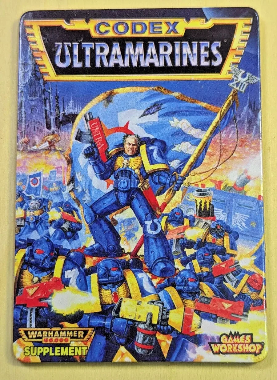 Warhammer 40,000 2nd Edition Codex Coaster Ultramarines