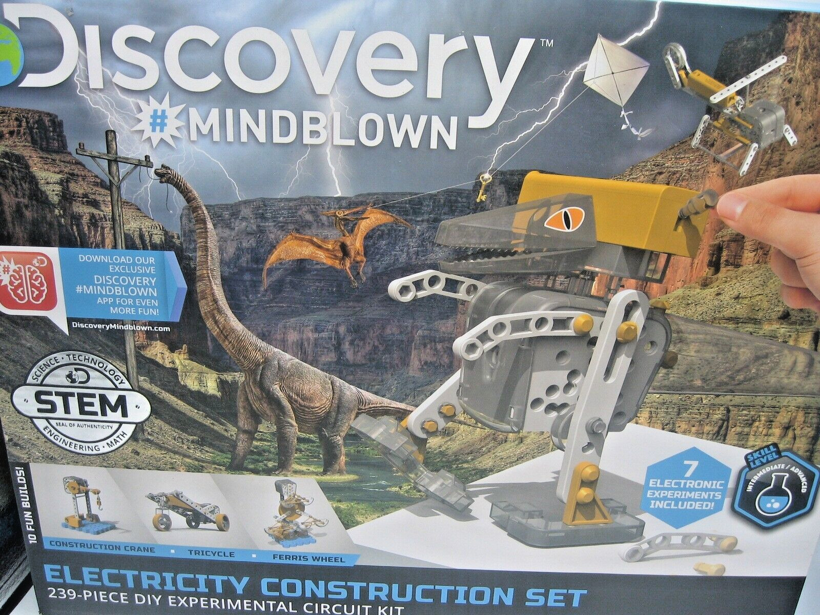 Discovery MINDBLOWN 239 piece Toy Electricity Construction Set