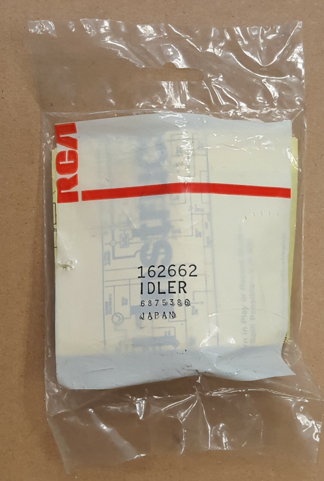 RCA 162662 VCR Idler Assembly * BRAND NEW IN PACKAGE *