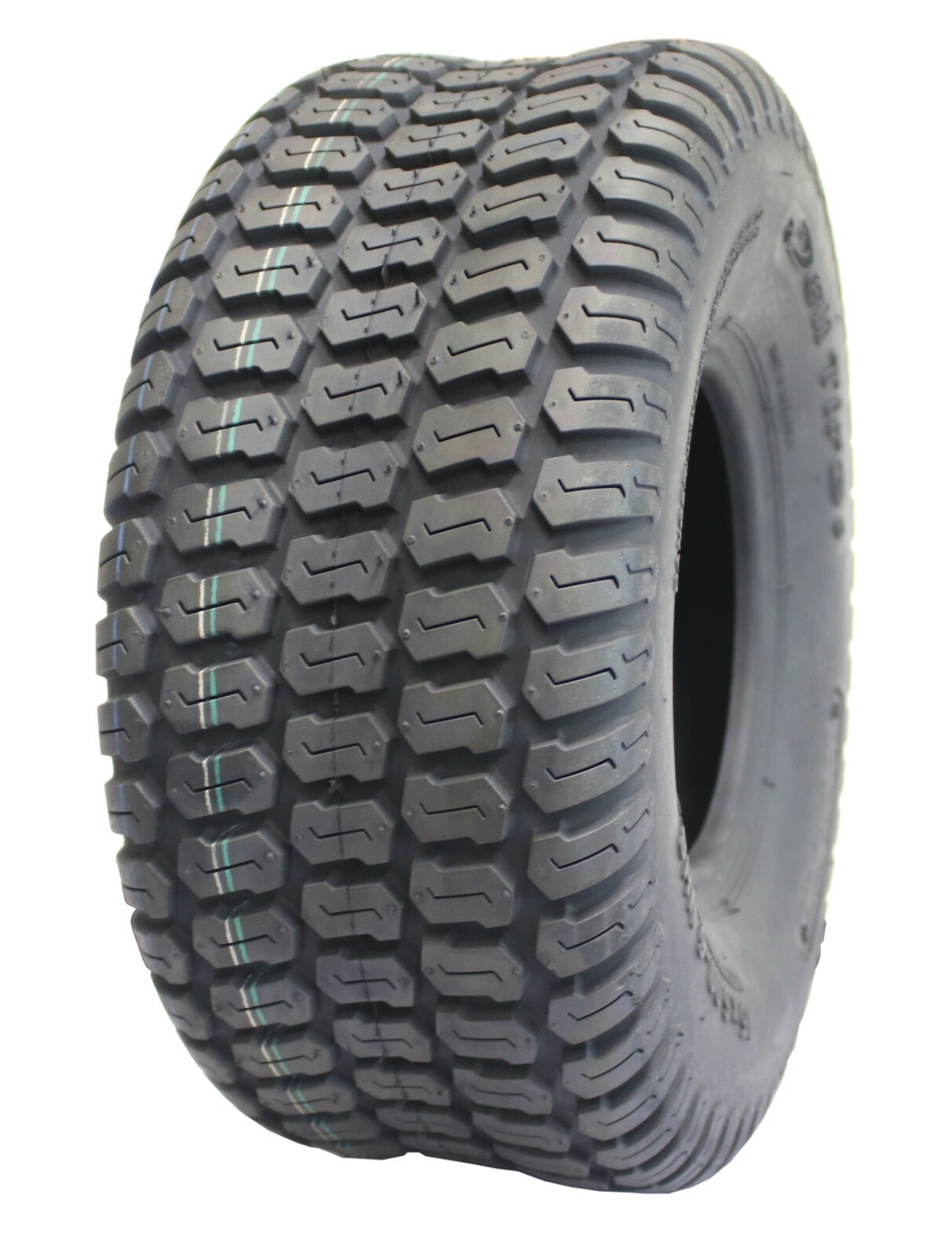 Deli Tire 15x6.00-6, Turf Tire 4 Ply, Tubeless, Garden Tractor Lawn Riding Mower