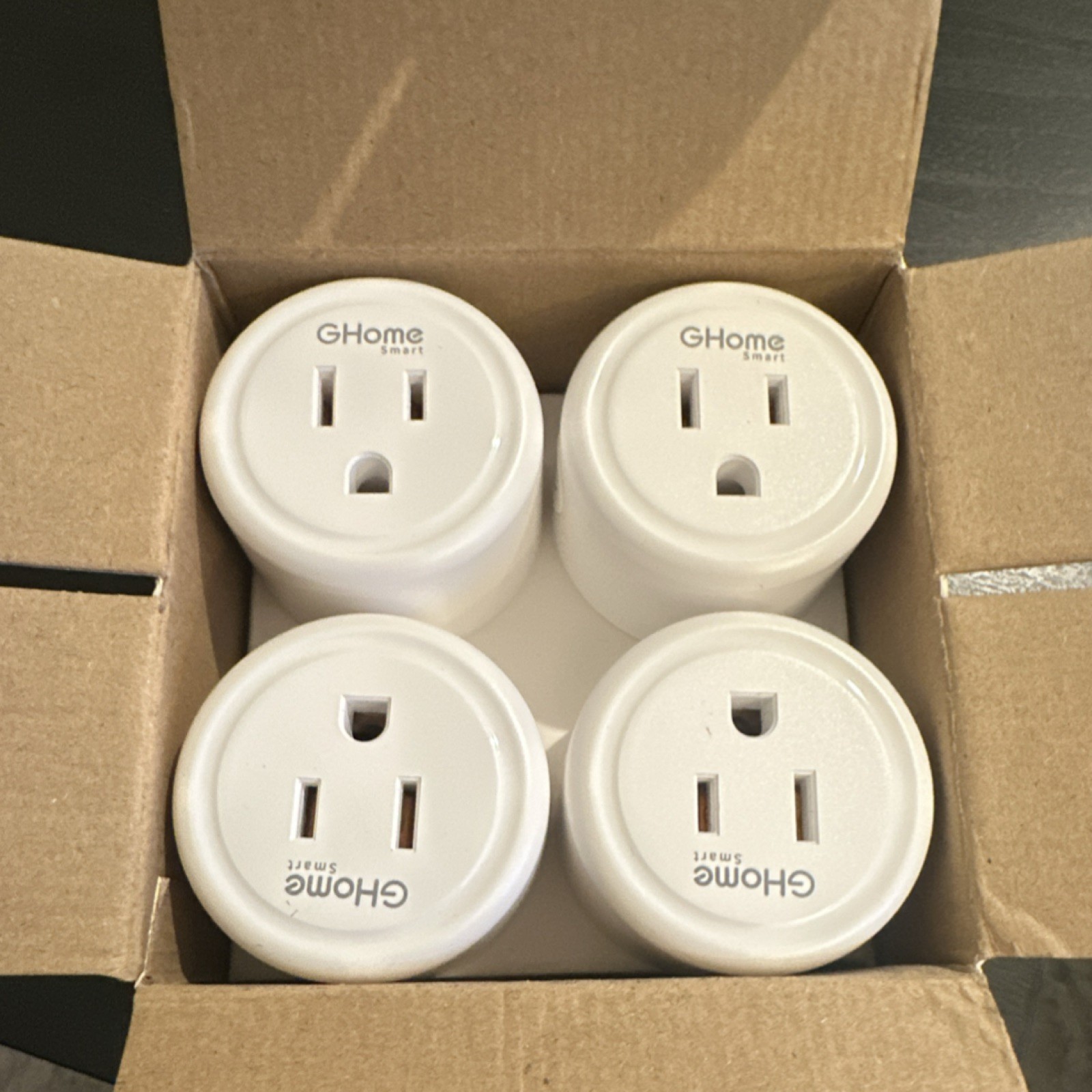 GHome Smart WP3 Wi-Fi Voice Control Smart Plug 4-Pack, Alexa Google Assistant