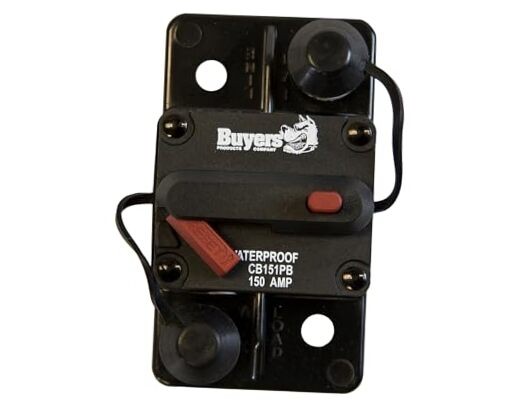 Buyers Products 150 Amp Circuit Breaker with Manual Push-to-Trip Reset with